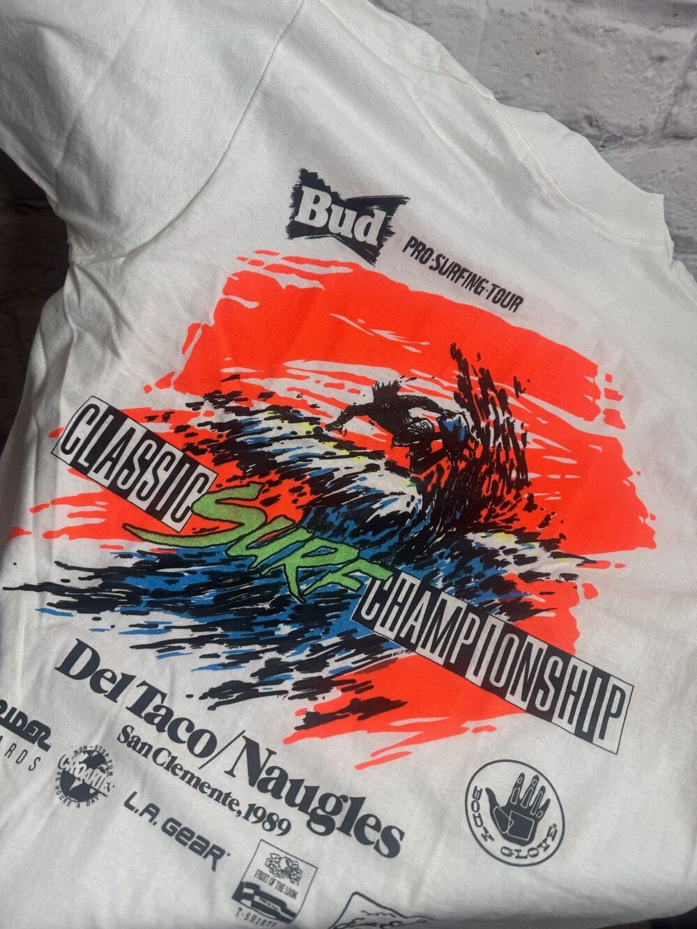 1989 Classic Surf Championship TShirt Mens Medium San Clemente Single Stitch USA